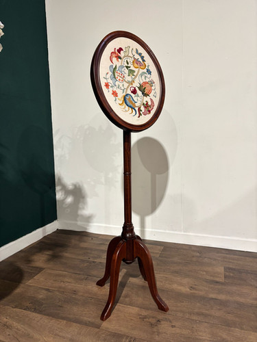 20th Century Ladies Needlework Fire Screen