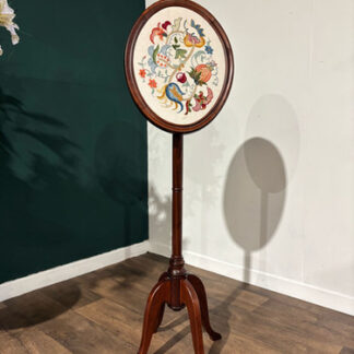 20th Century Ladies Needlework Fire Screen