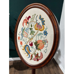 20th Century Ladies Needlework Fire Screen