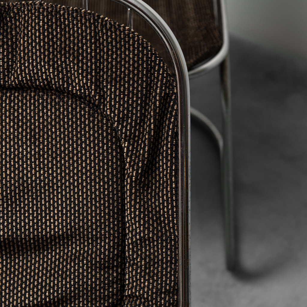 Set Of 4 Gastone Rinaldi Metal Chairs From The 70s Vintage Modern