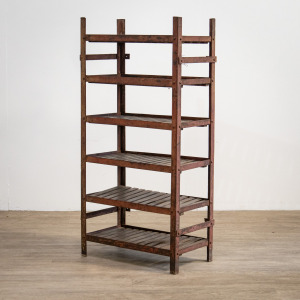 Pair of Industrial Style Racks or Shelving