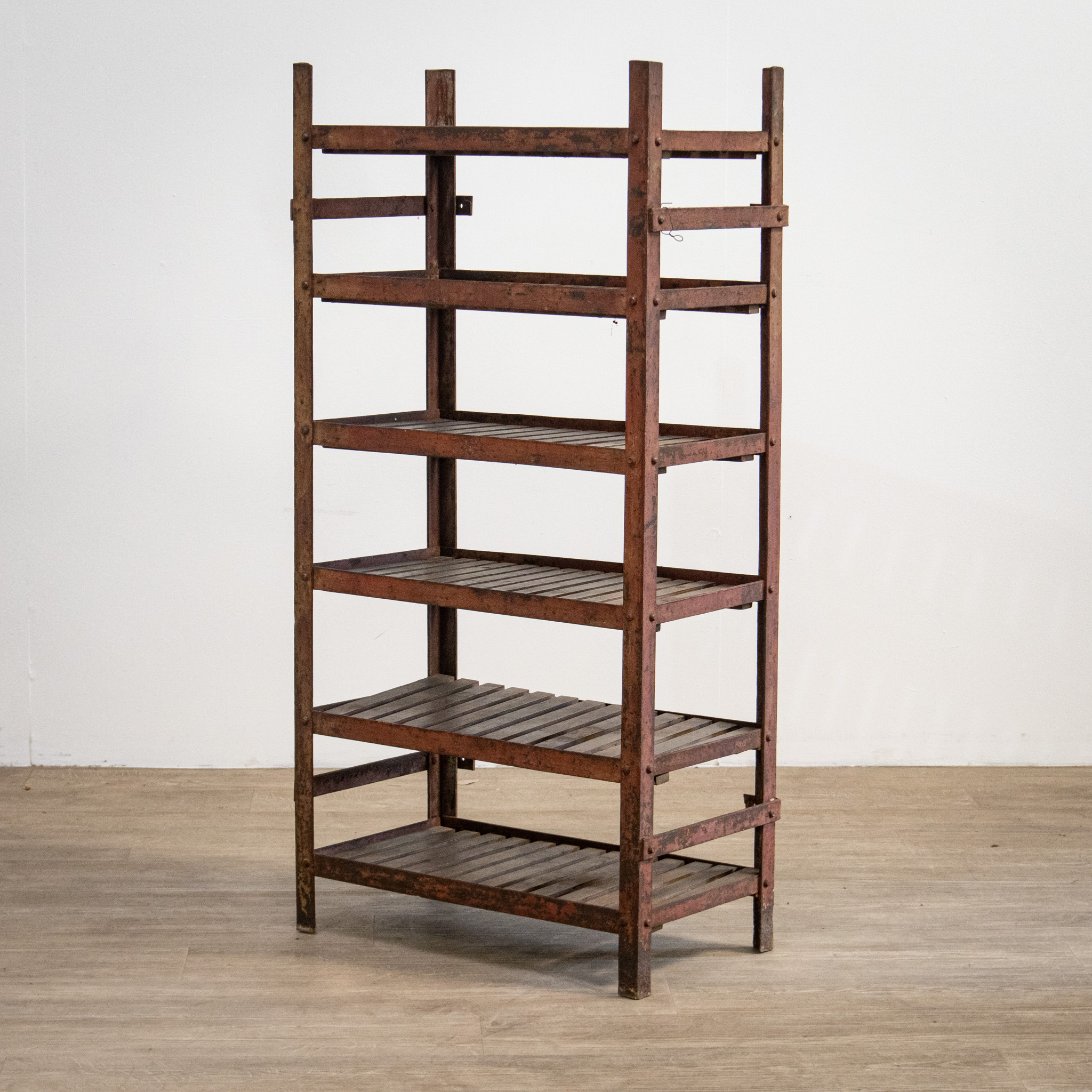 Pair of Industrial Style Racks or Shelving