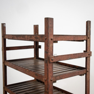 Pair of Industrial Style Racks or Shelving