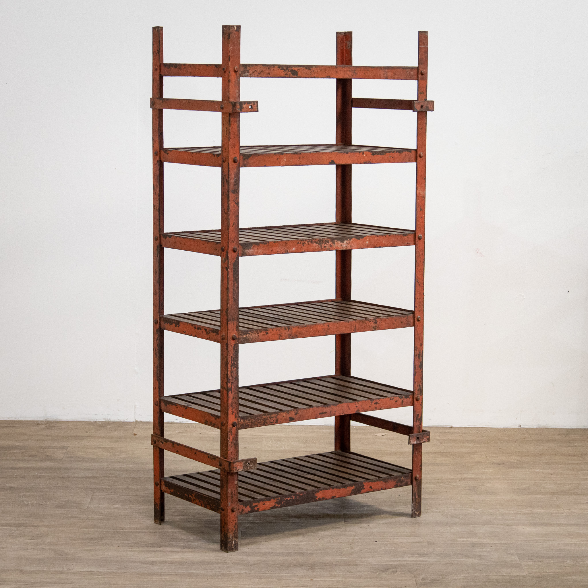 Pair of Industrial Style Racks or Shelving