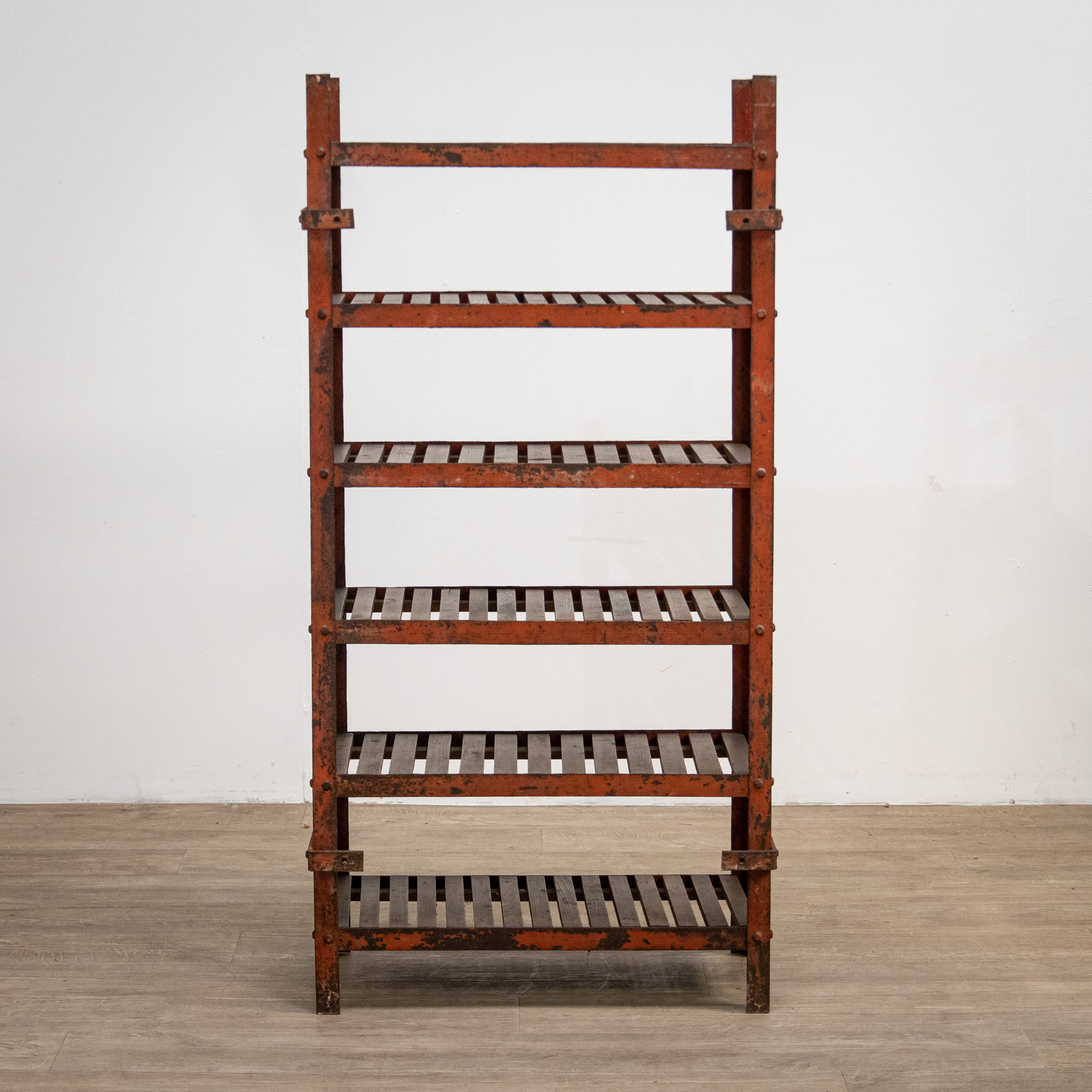Pair of Industrial Style Racks or Shelving