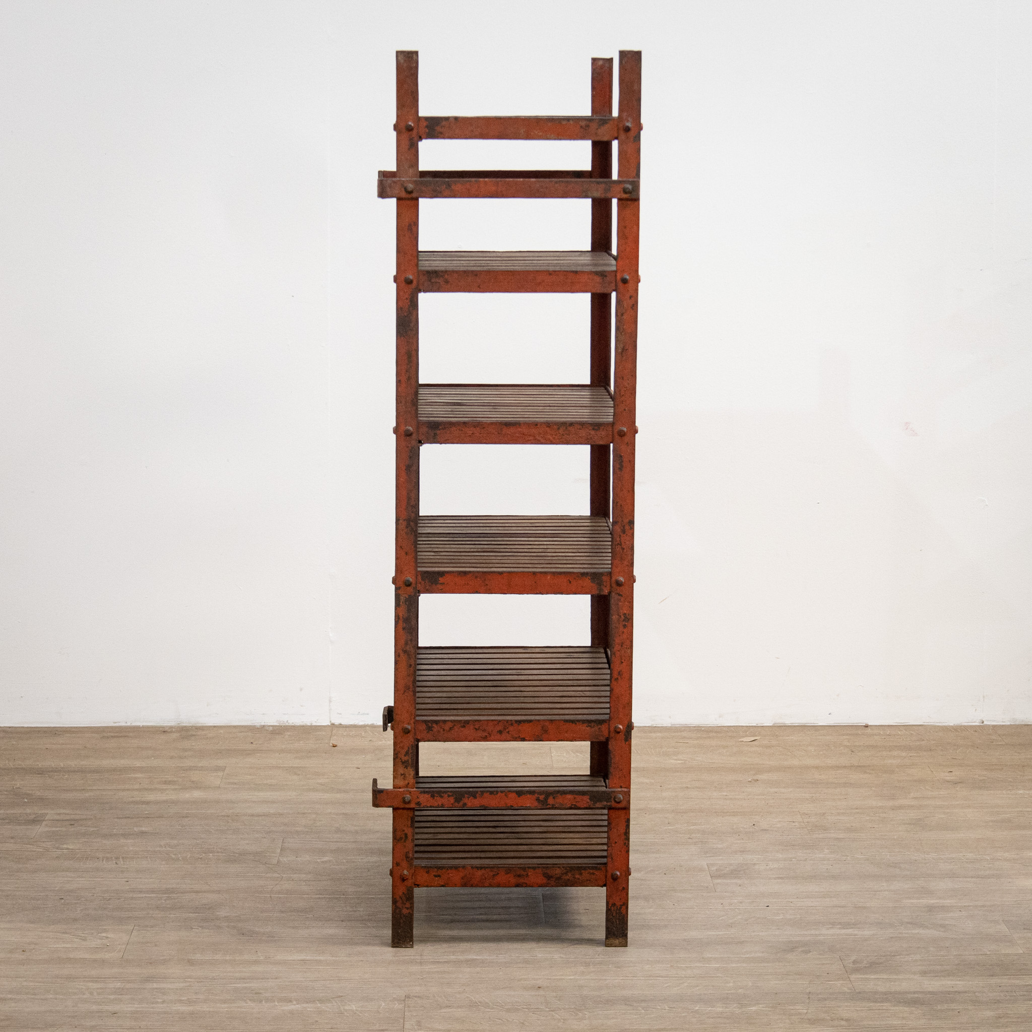 Pair of Industrial Style Racks or Shelving