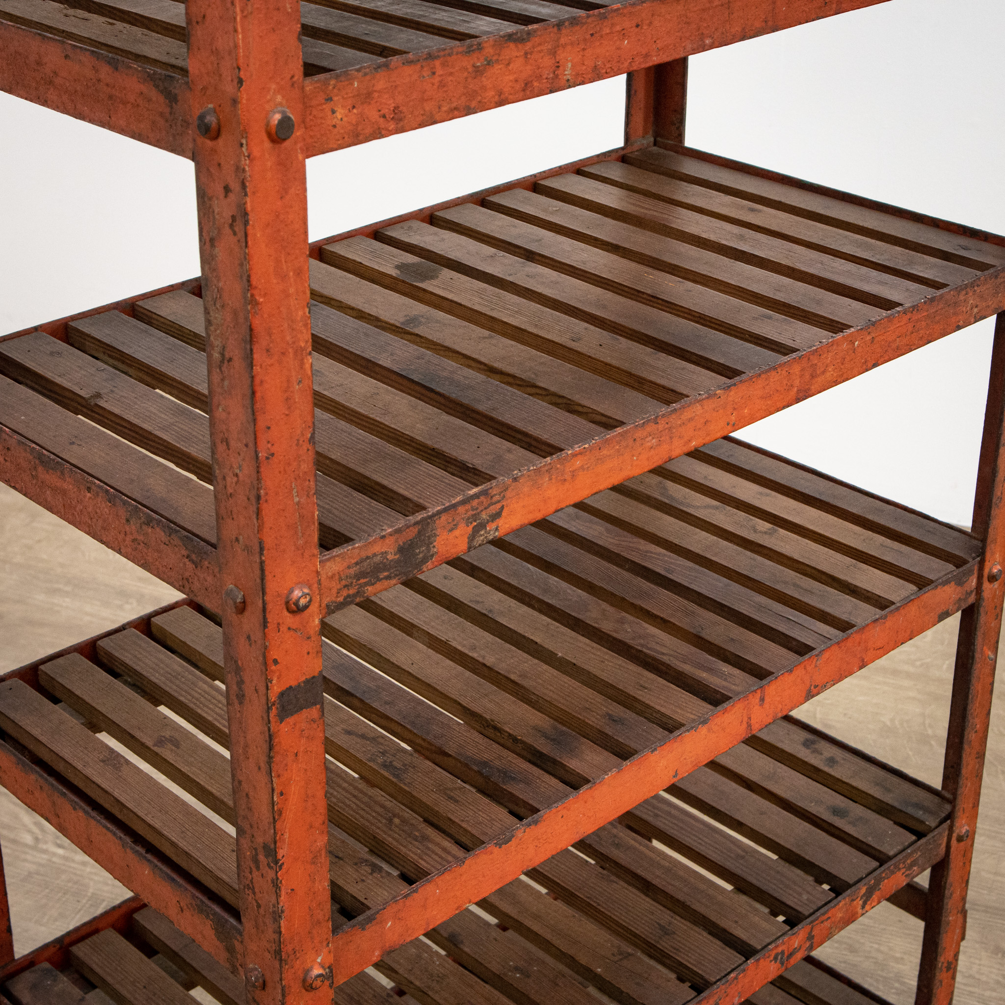 Pair of Industrial Style Racks or Shelving