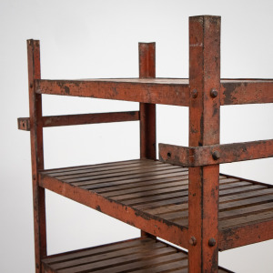 Pair of Industrial Style Racks or Shelving