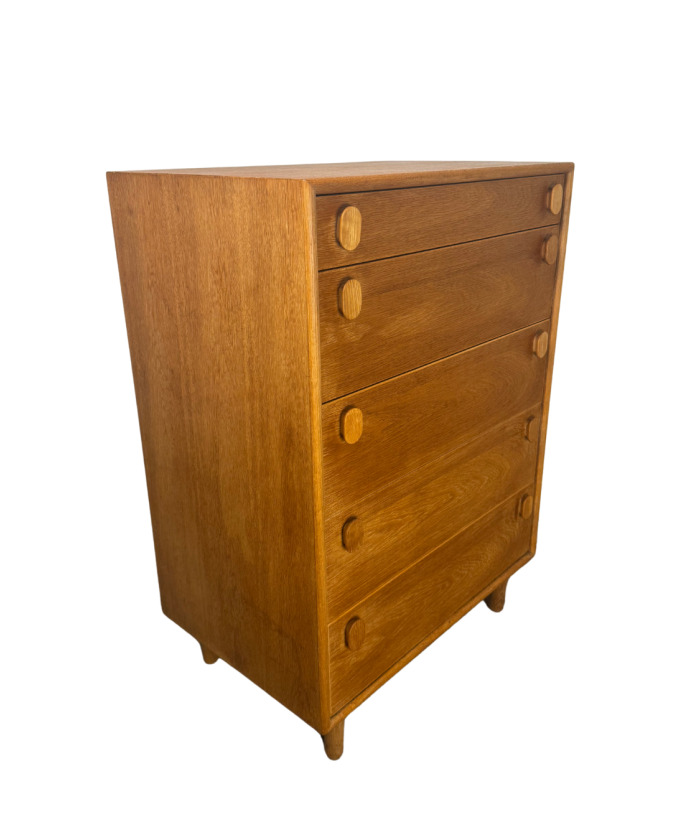 Mid-Century Meredew Tallboy Chest of Drawers by Peter Liley. Early, 1970s