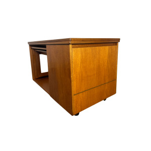 Mid-Century McIntosh Tristor Occasional Tables with Storage. 1960s