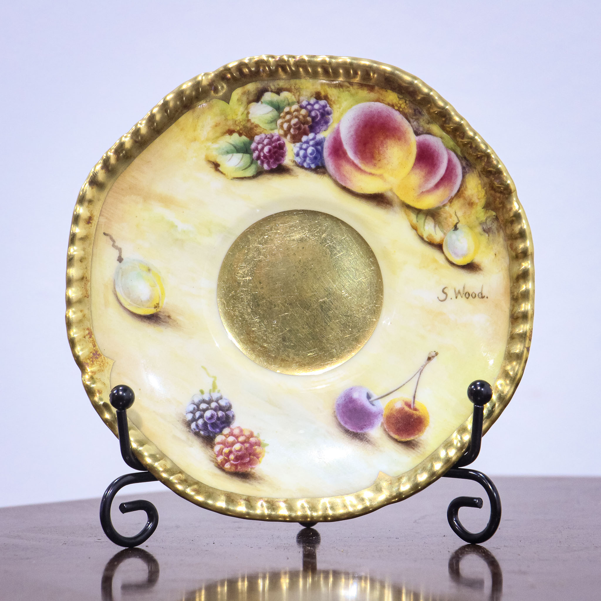 Royal Worcester Coffee Can & Saucer