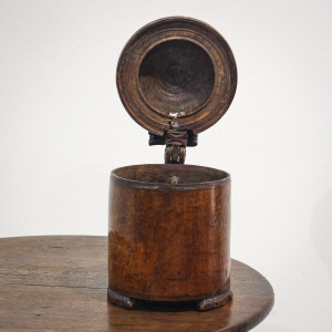 18th Century Norwegian Birch Peg Tankard