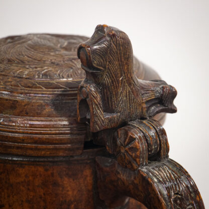 18th Century Norwegian Birch Peg Tankard - Image 5