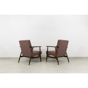 Pair Of Vintage Armchairs, Poland, 1960s