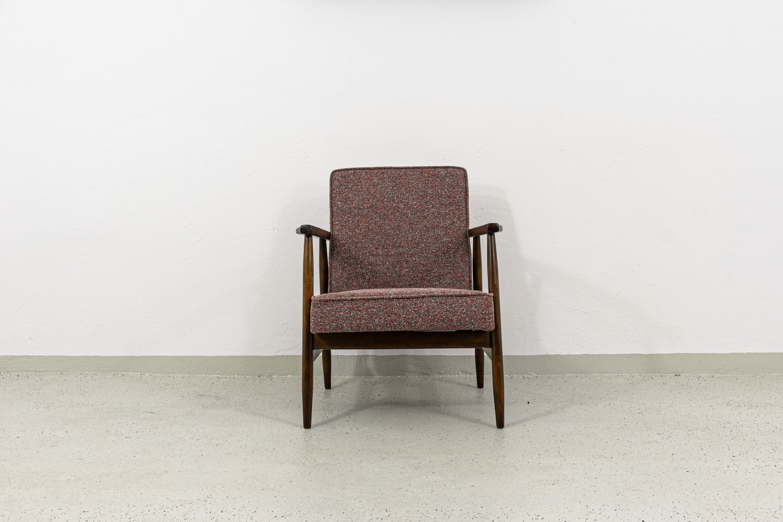 Vintage Beech Armchair, Poland, 1960s