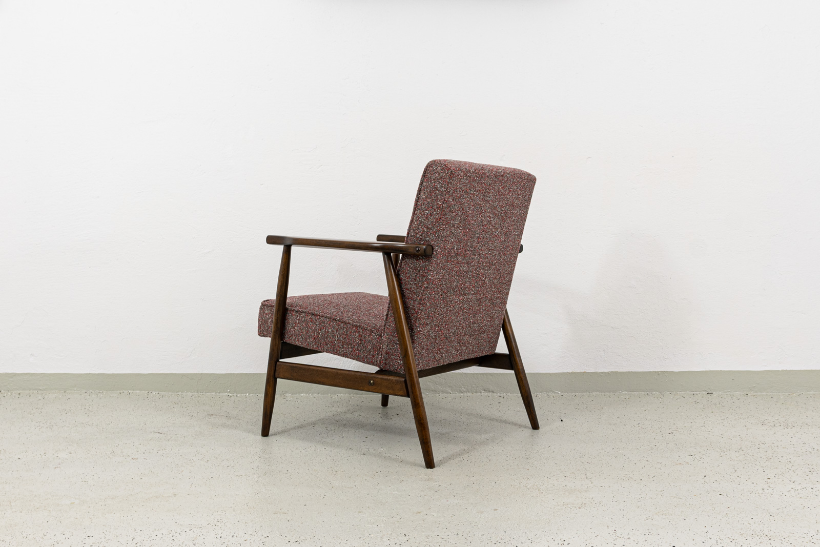 Vintage Beech Armchair, Poland, 1960s