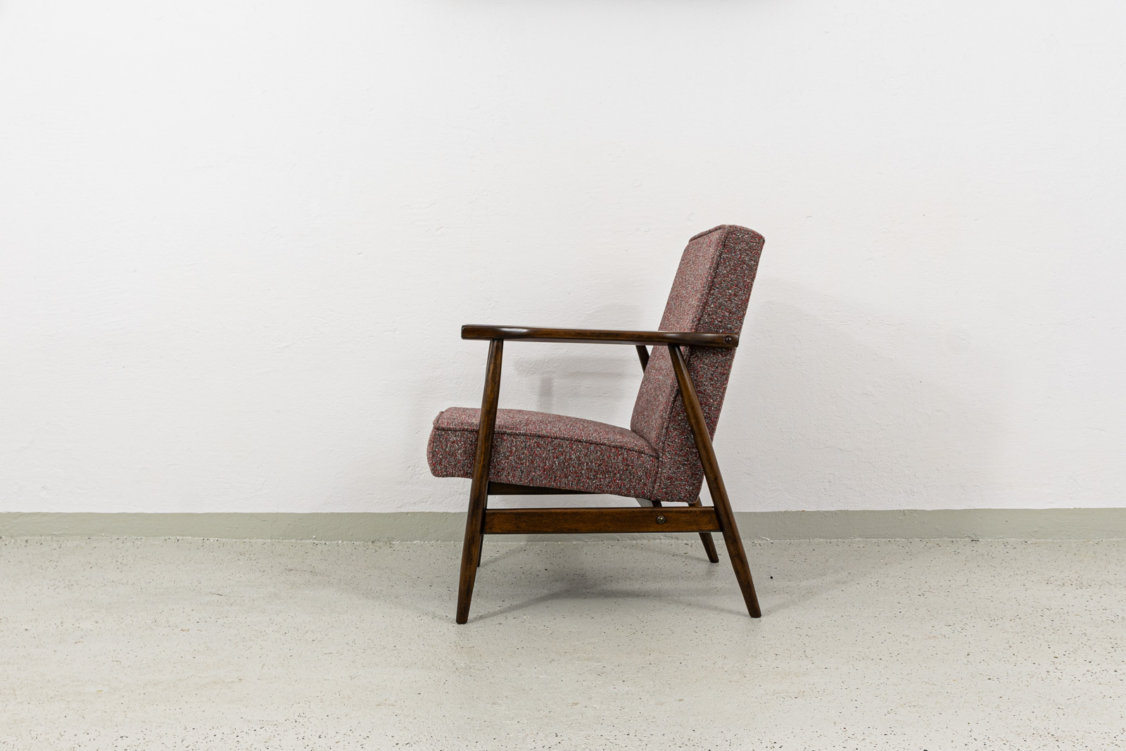 Vintage Beech Armchair, Poland, 1960s