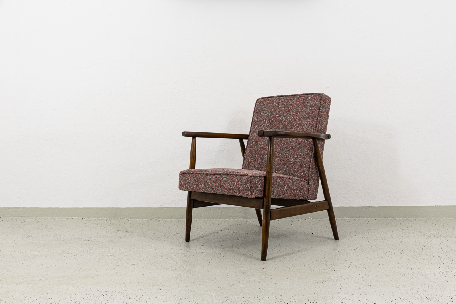 Vintage Beech Armchair, Poland, 1960s