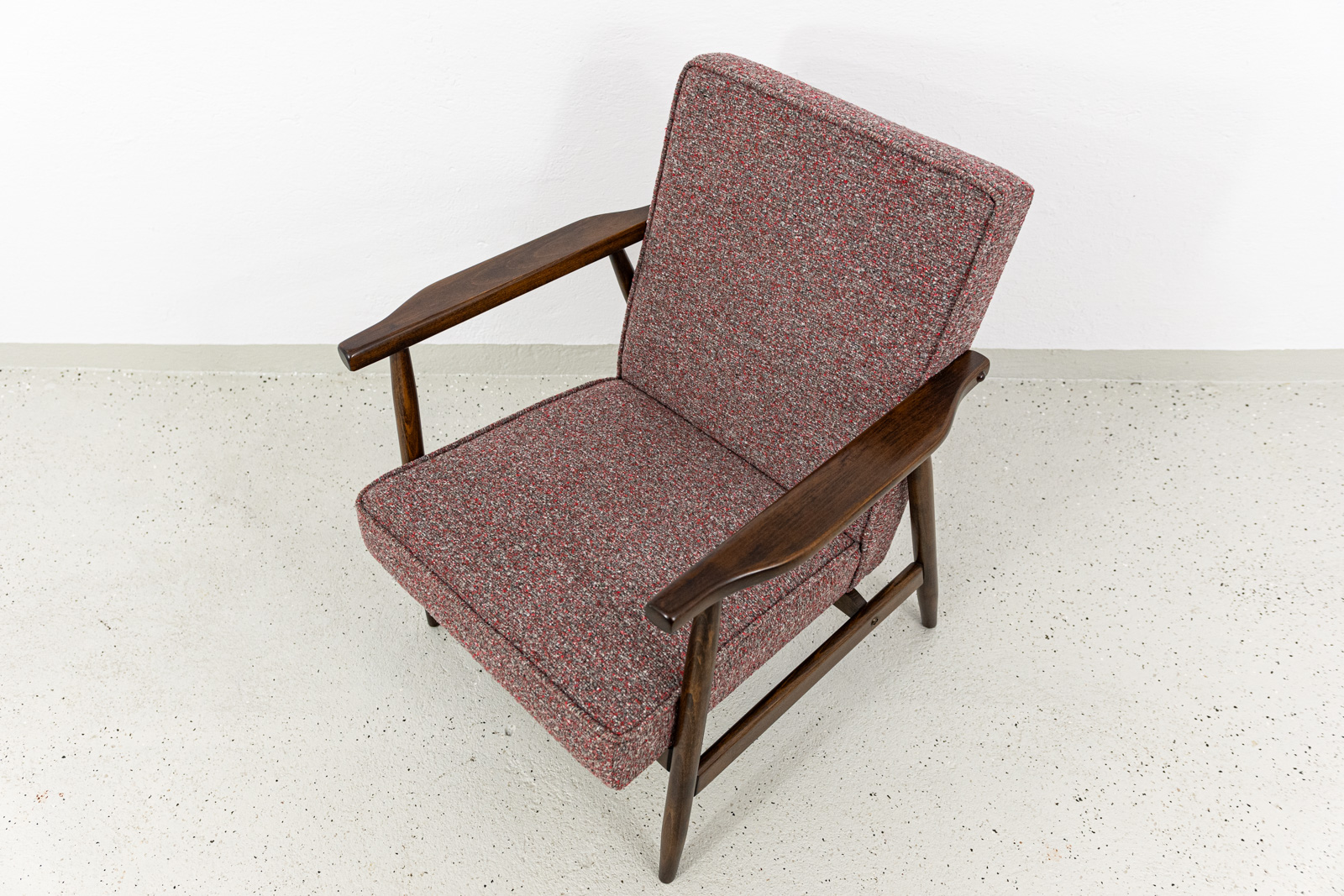 Vintage Beech Armchair, Poland, 1960s