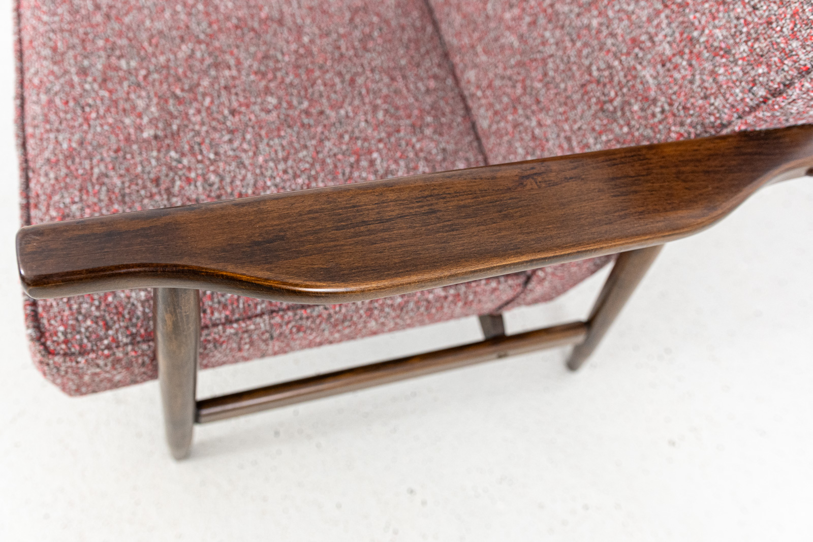 Vintage Beech Armchair, Poland, 1960s