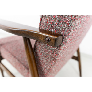 Vintage Beech Armchair, Poland, 1960s