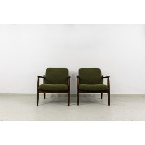 Pair Of Vintage Armchairs By Edmund Homa, Poland, 1960s