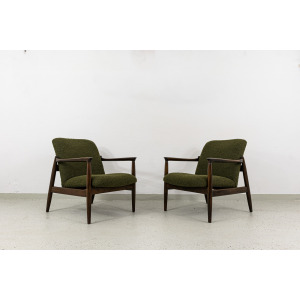 Pair Of Vintage Armchairs By Edmund Homa, Poland, 1960s