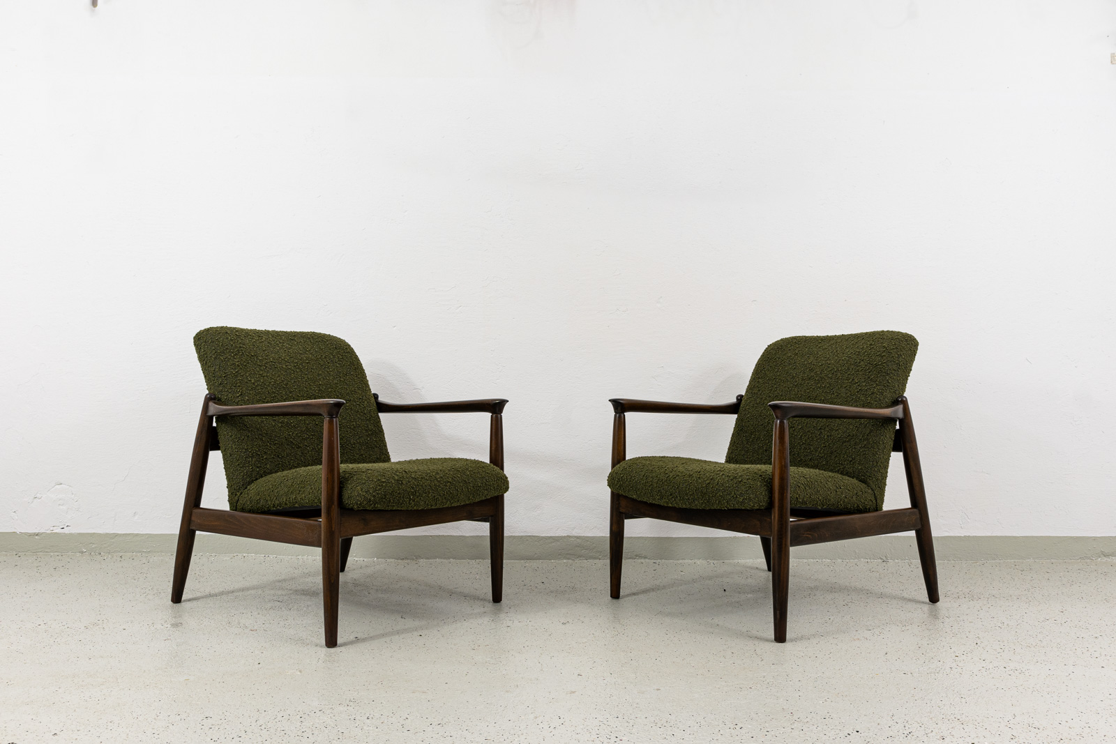 Pair Of Vintage Armchairs By Edmund Homa, Poland, 1960s