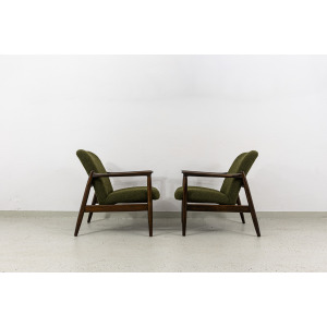 Pair Of Vintage Armchairs By Edmund Homa, Poland, 1960s
