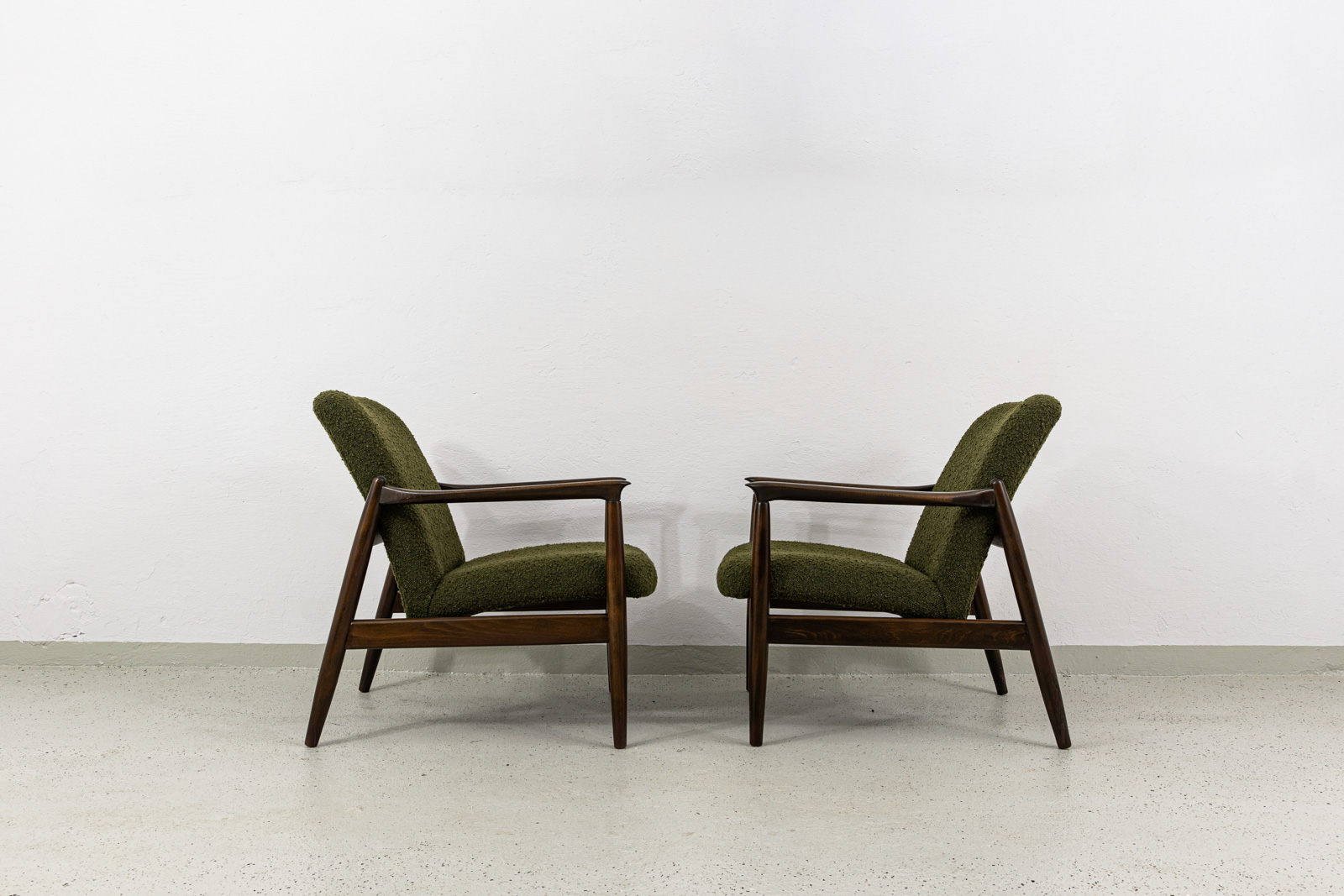 Pair Of Vintage Armchairs By Edmund Homa, Poland, 1960s