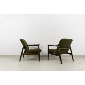 Pair Of Vintage Armchairs By Edmund Homa, Poland, 1960s