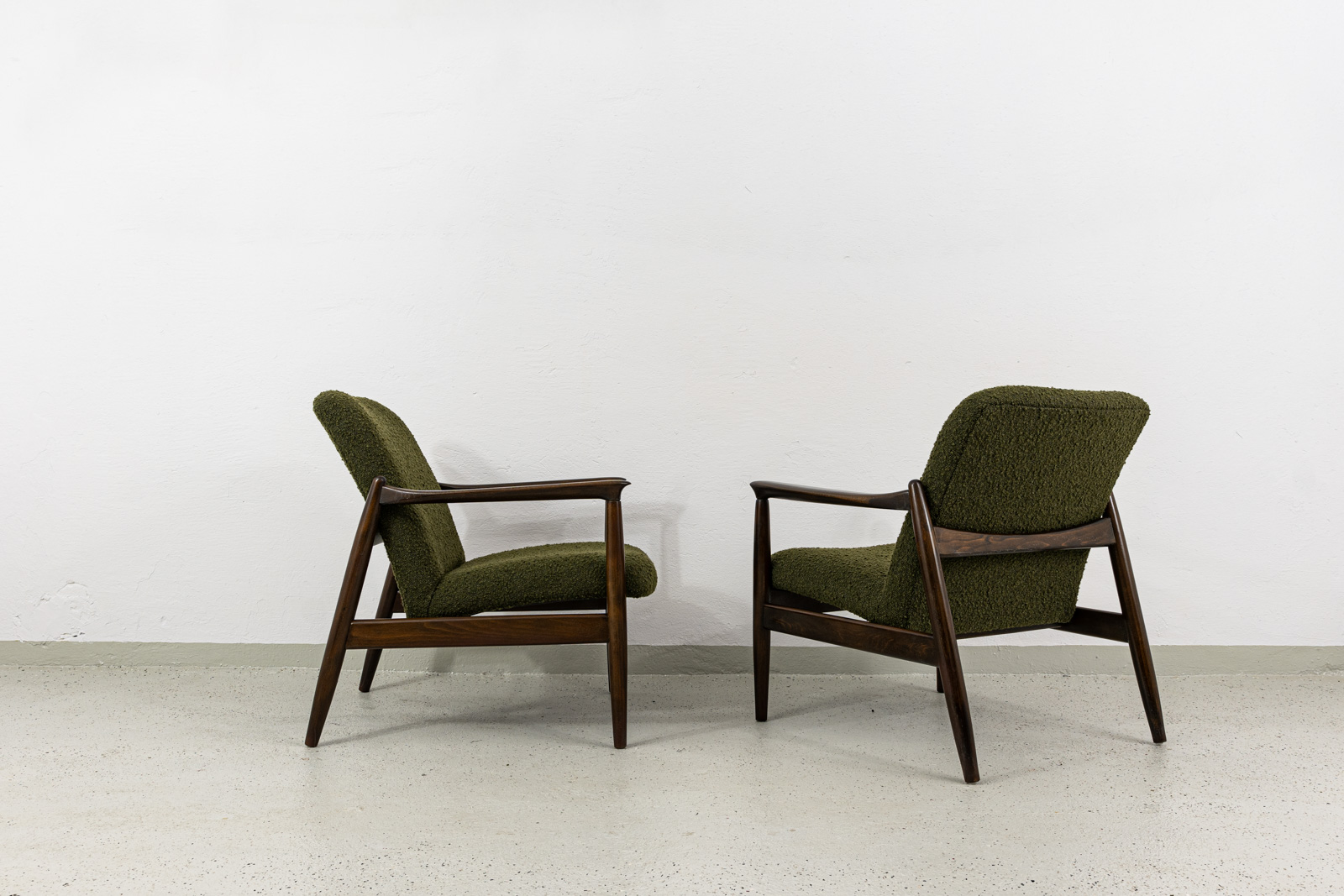 Pair Of Vintage Armchairs By Edmund Homa, Poland, 1960s
