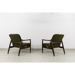 Pair Of Vintage Armchairs By Edmund Homa, Poland, 1960s