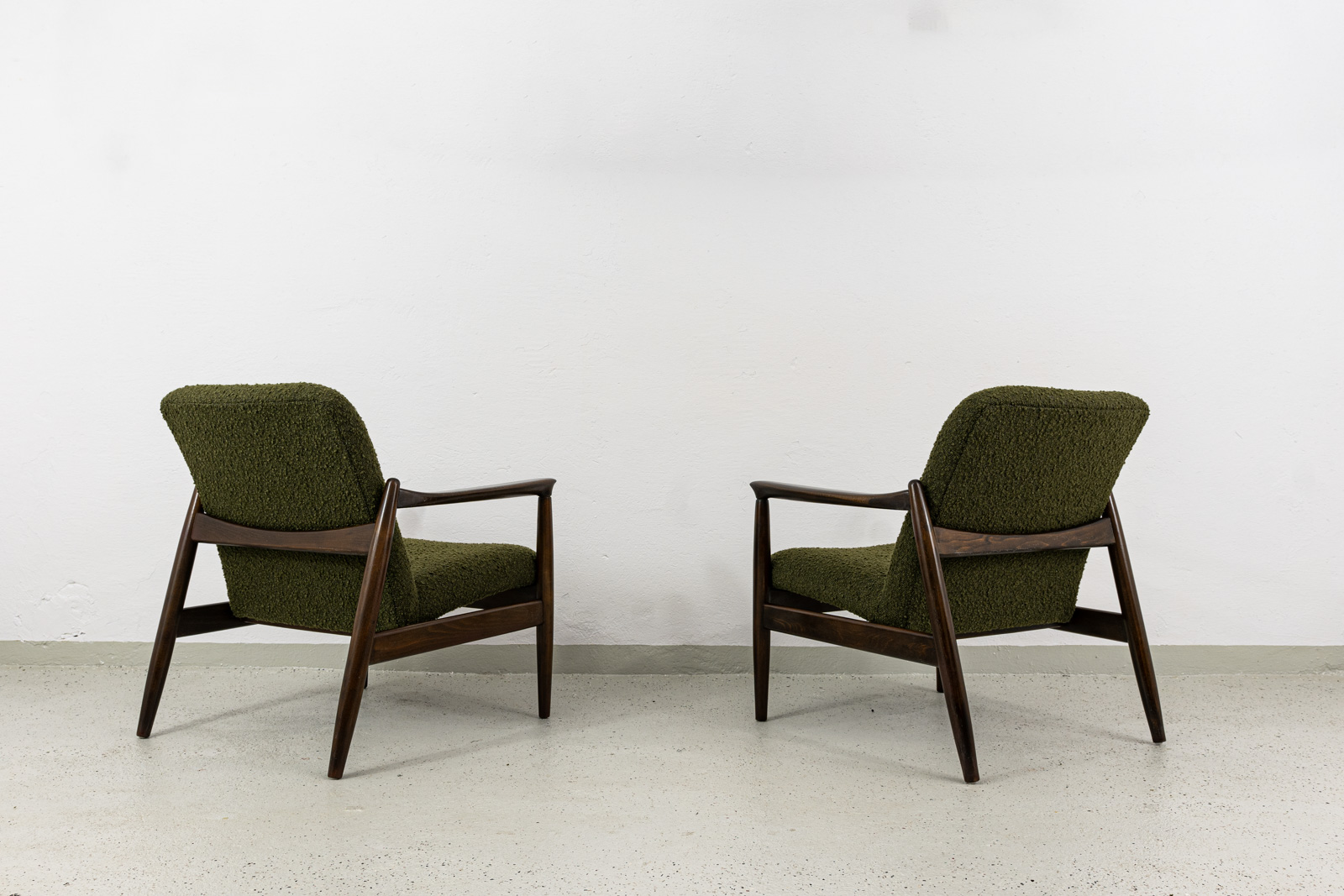 Pair Of Vintage Armchairs By Edmund Homa, Poland, 1960s