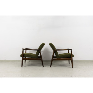 Pair Of Vintage Armchairs By Edmund Homa, Poland, 1960s