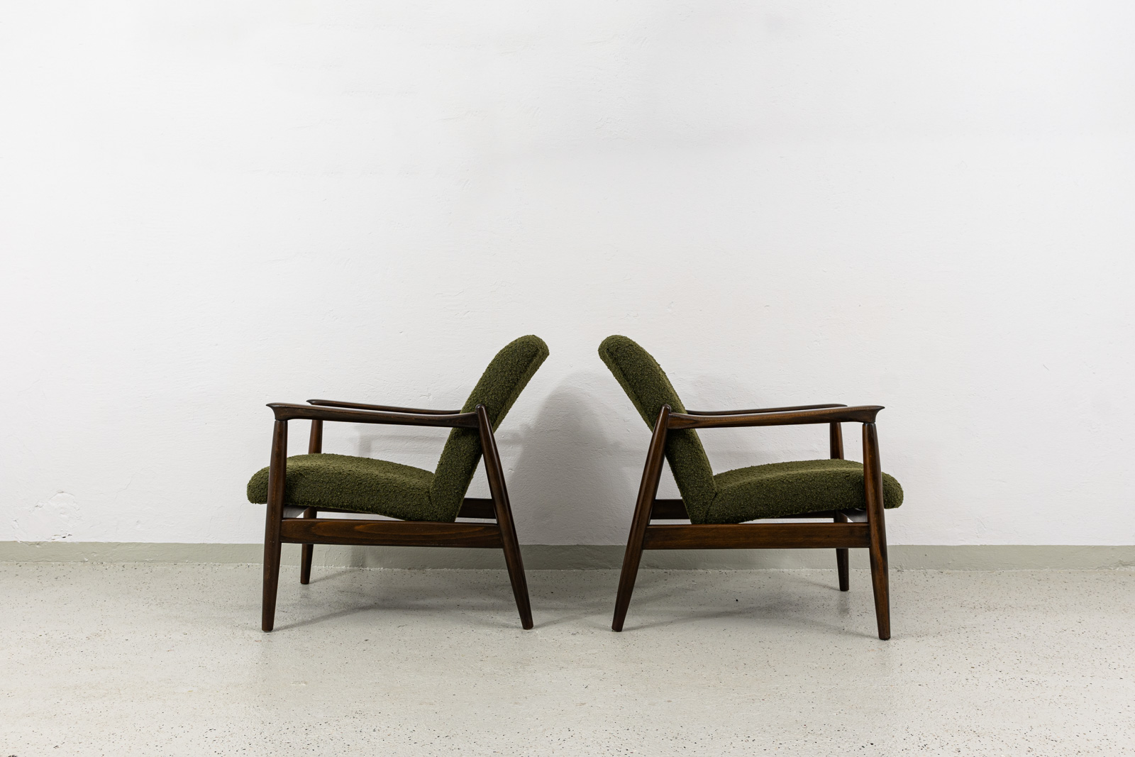 Pair Of Vintage Armchairs By Edmund Homa, Poland, 1960s