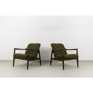 Pair Of Vintage Armchairs By Edmund Homa, Poland, 1960s