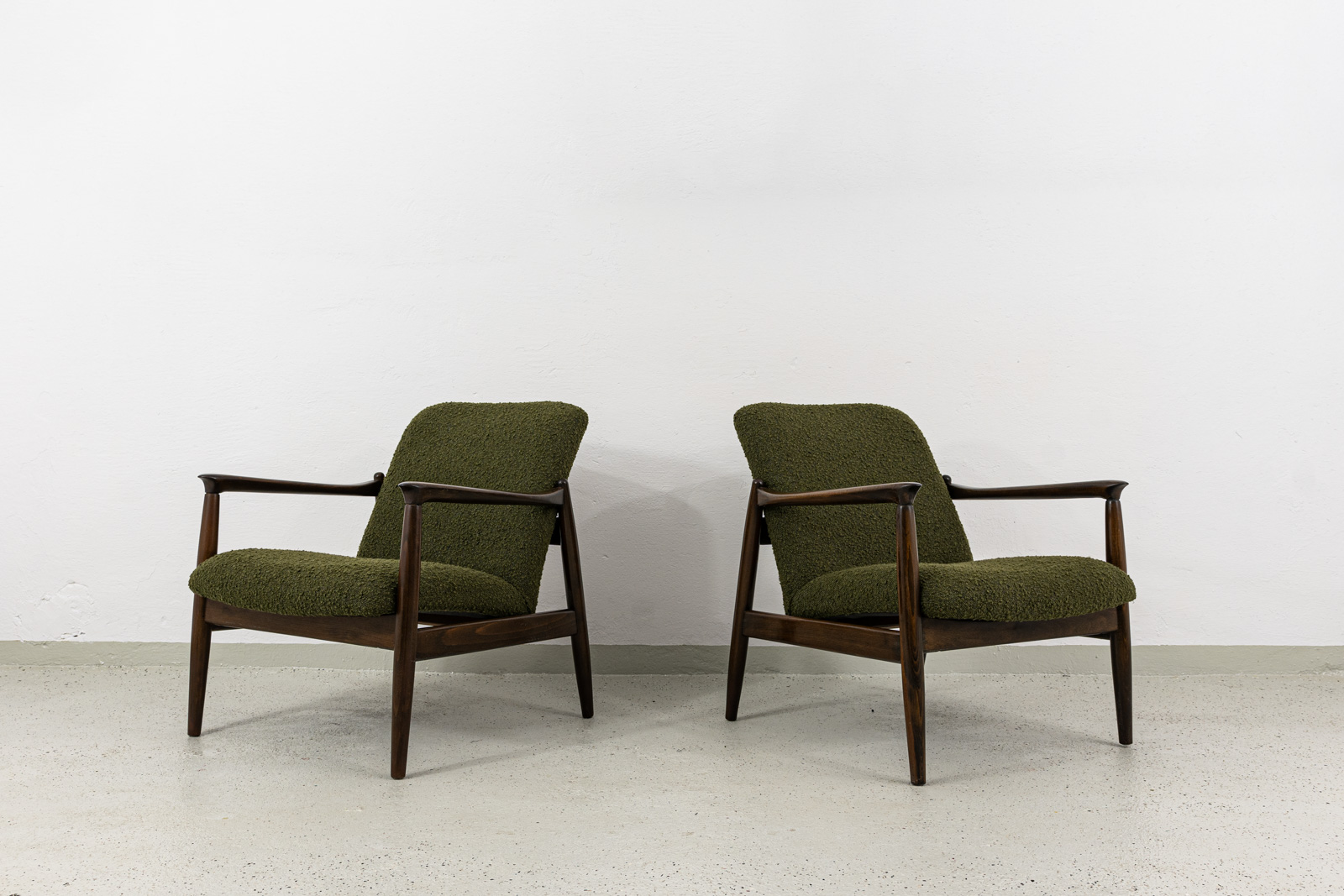 Pair Of Vintage Armchairs By Edmund Homa, Poland, 1960s