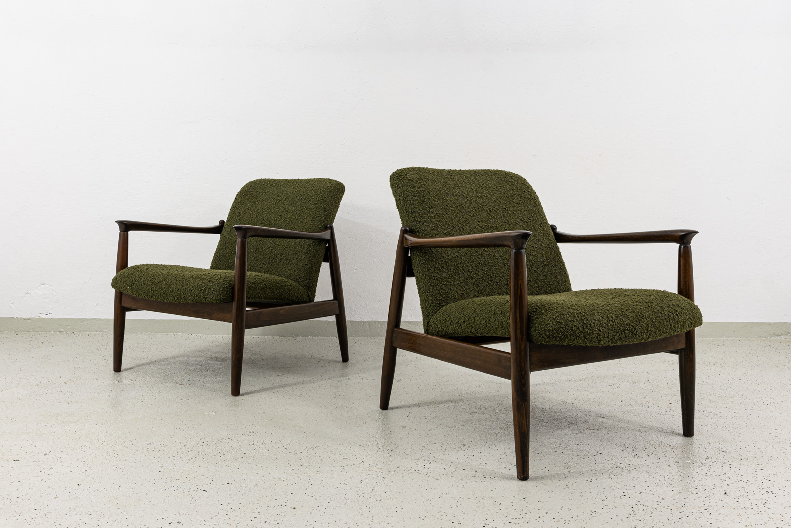 Pair Of Vintage Armchairs By Edmund Homa, Poland, 1960s