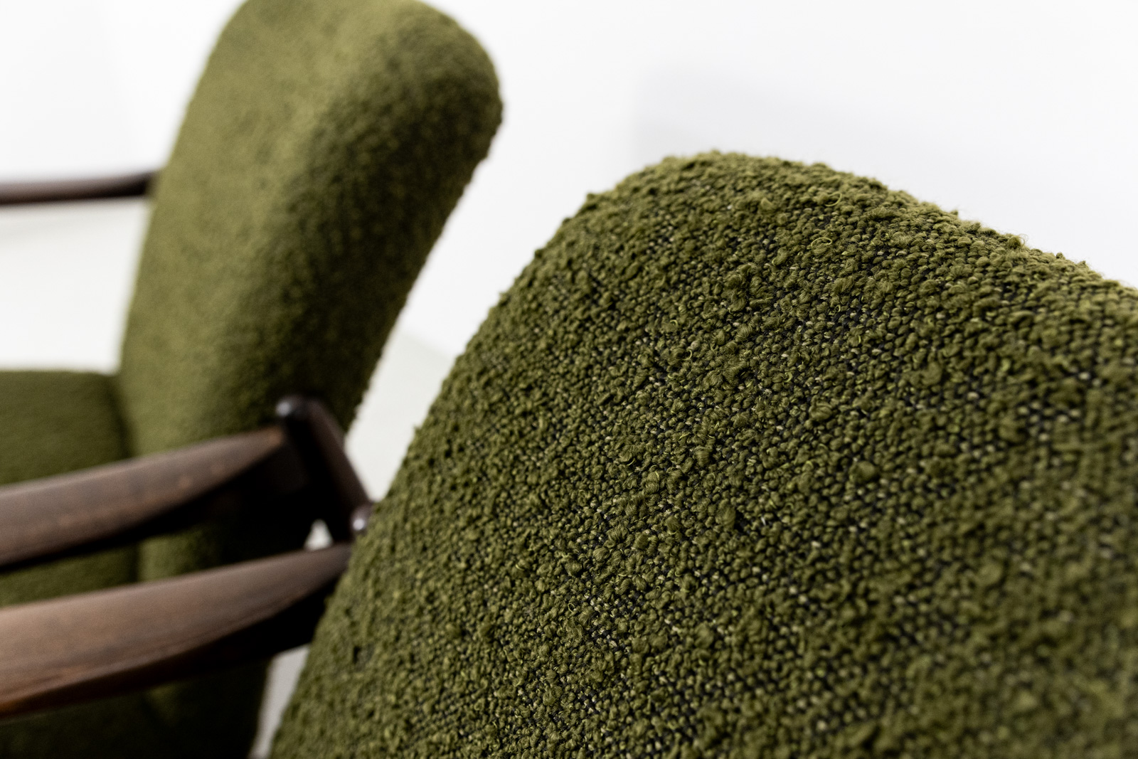 Pair Of Vintage Armchairs By Edmund Homa, Poland, 1960s