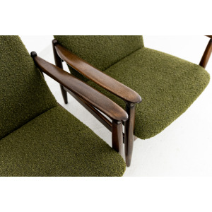 Pair Of Vintage Armchairs By Edmund Homa, Poland, 1960s