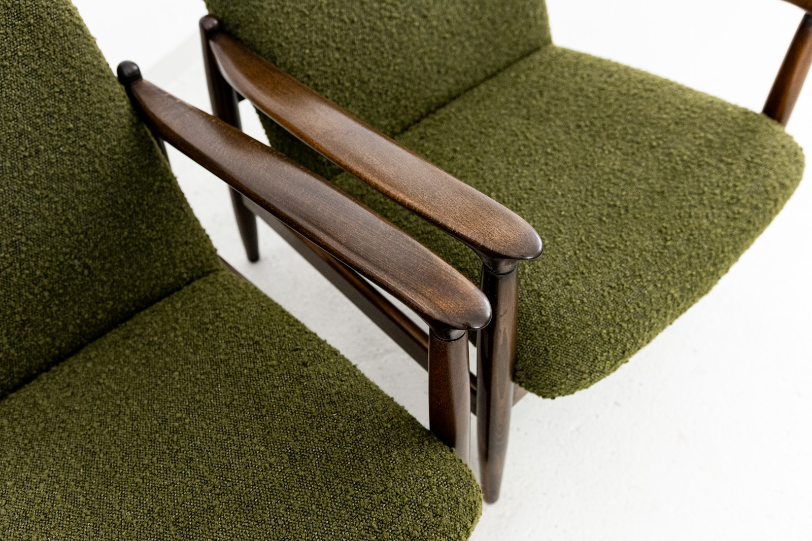 Pair Of Vintage Armchairs By Edmund Homa, Poland, 1960s