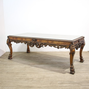 Ornately Carved Dining Table