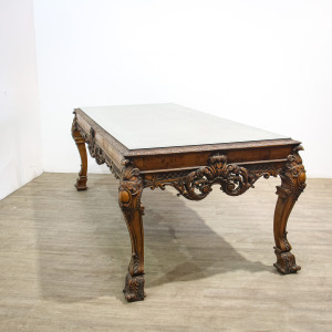Ornately Carved Dining Table