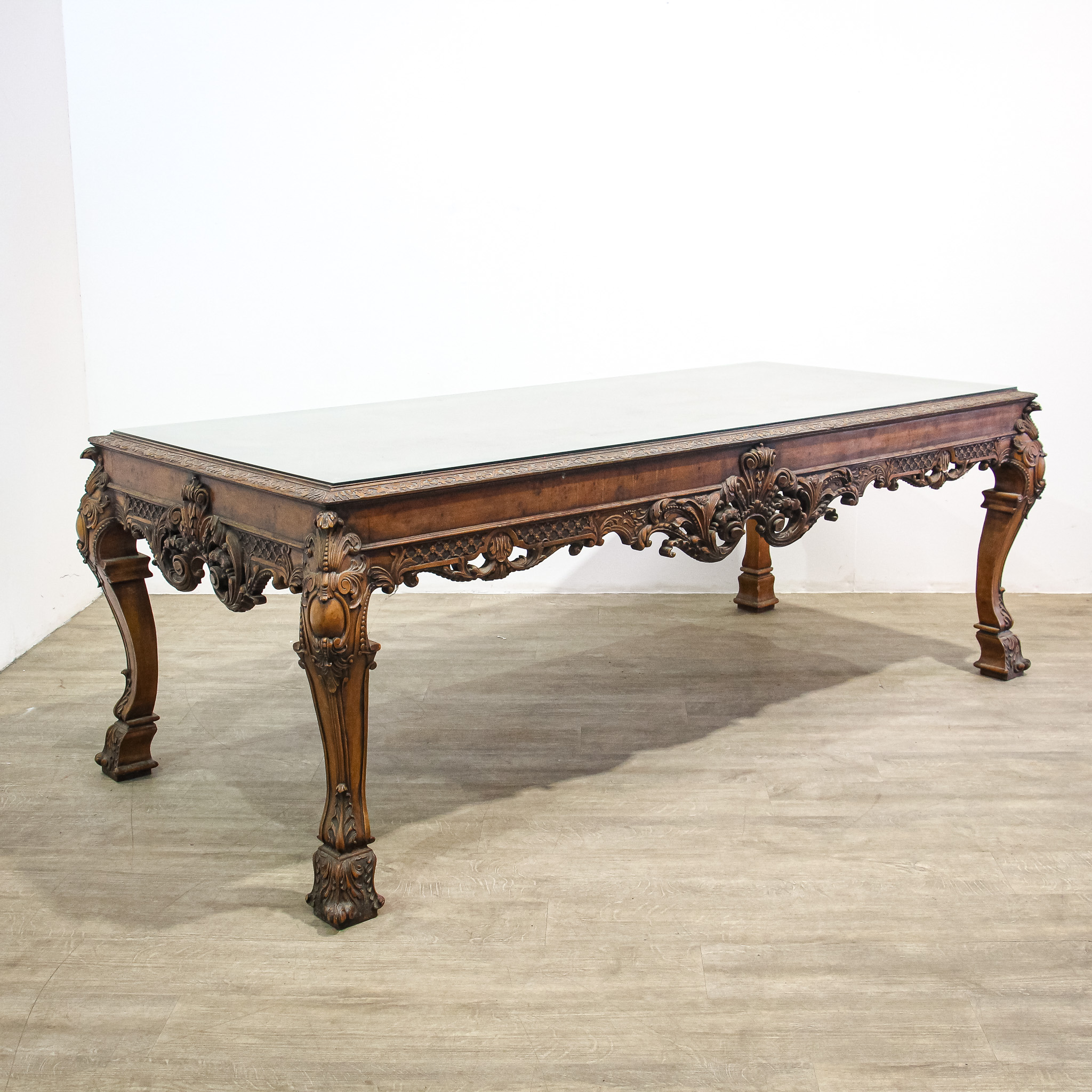 Ornately Carved Dining Table