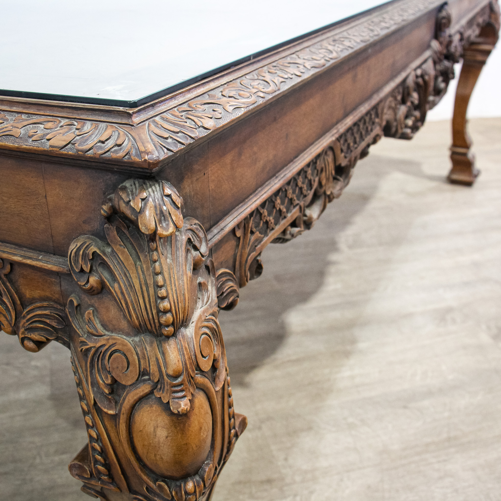 Ornately Carved Dining Table