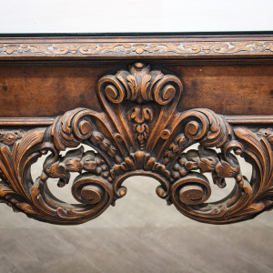 Ornately Carved Dining Table