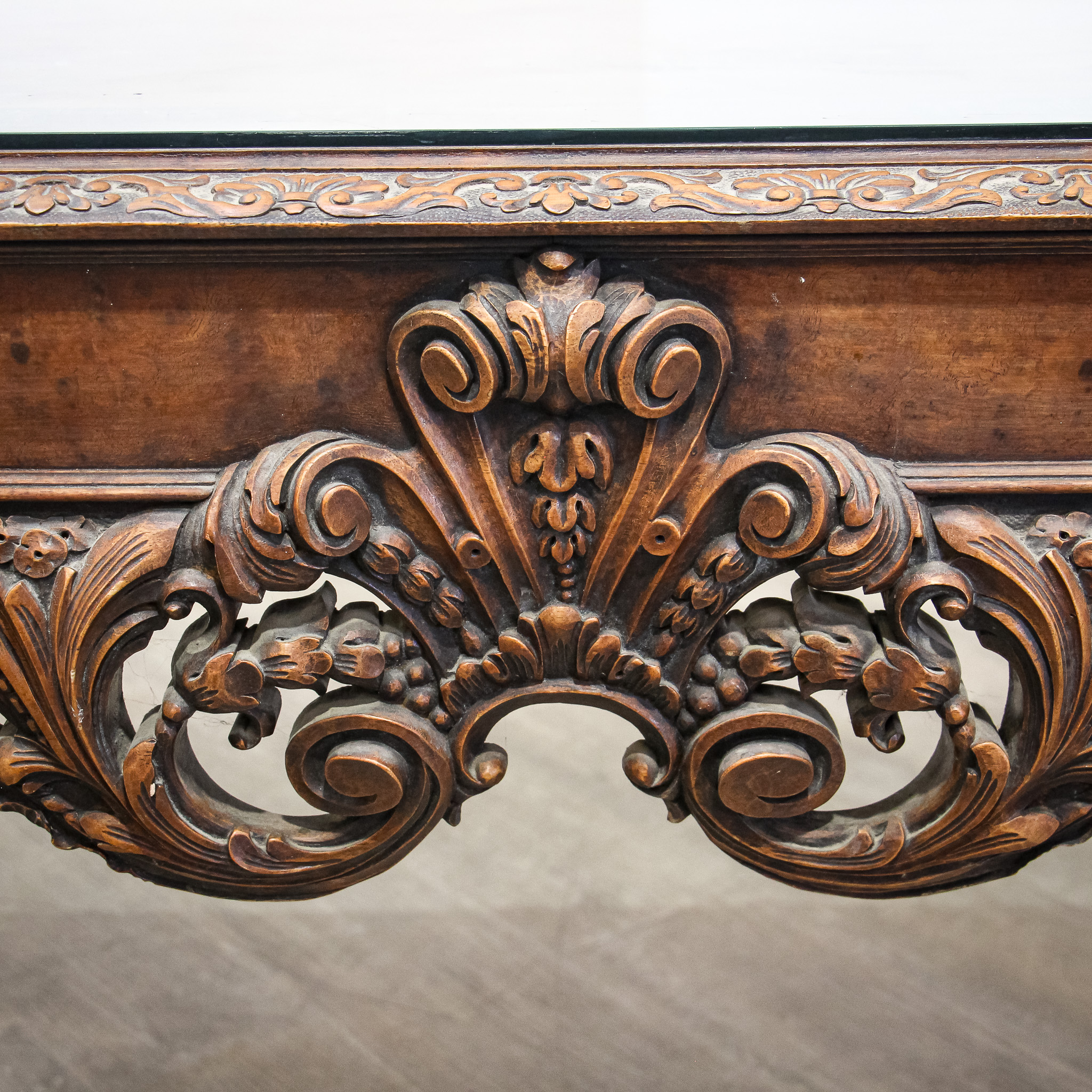 Ornately Carved Dining Table