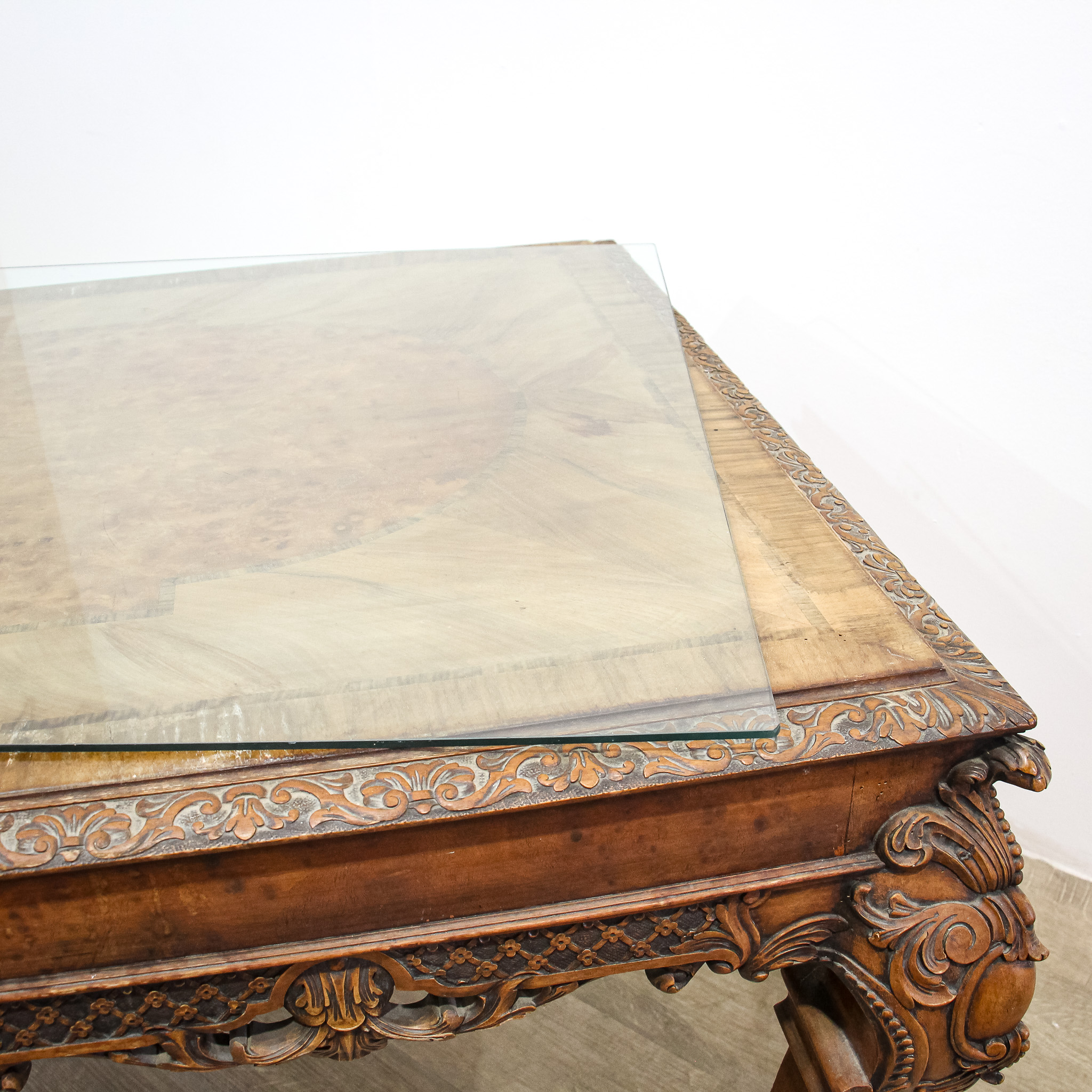Ornately Carved Dining Table