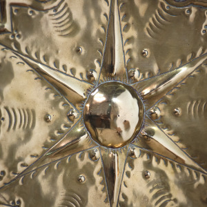 17th Century Brass Alms Dish
